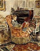 Etienne Moreau-Nelaton L'enfant au livre painting